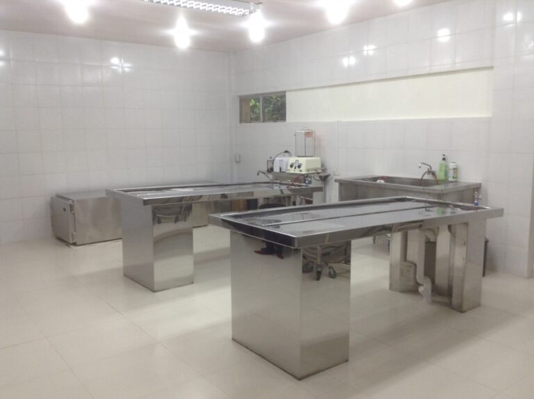 a photo of the embalming facility of Eternal Chapels