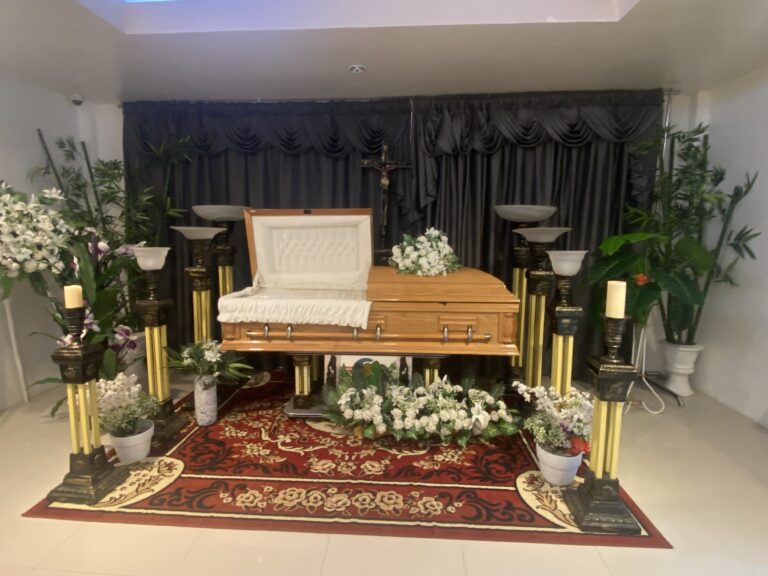 Casket showroom at Eternal Chapels-Bulua, Cagayan De Oro City